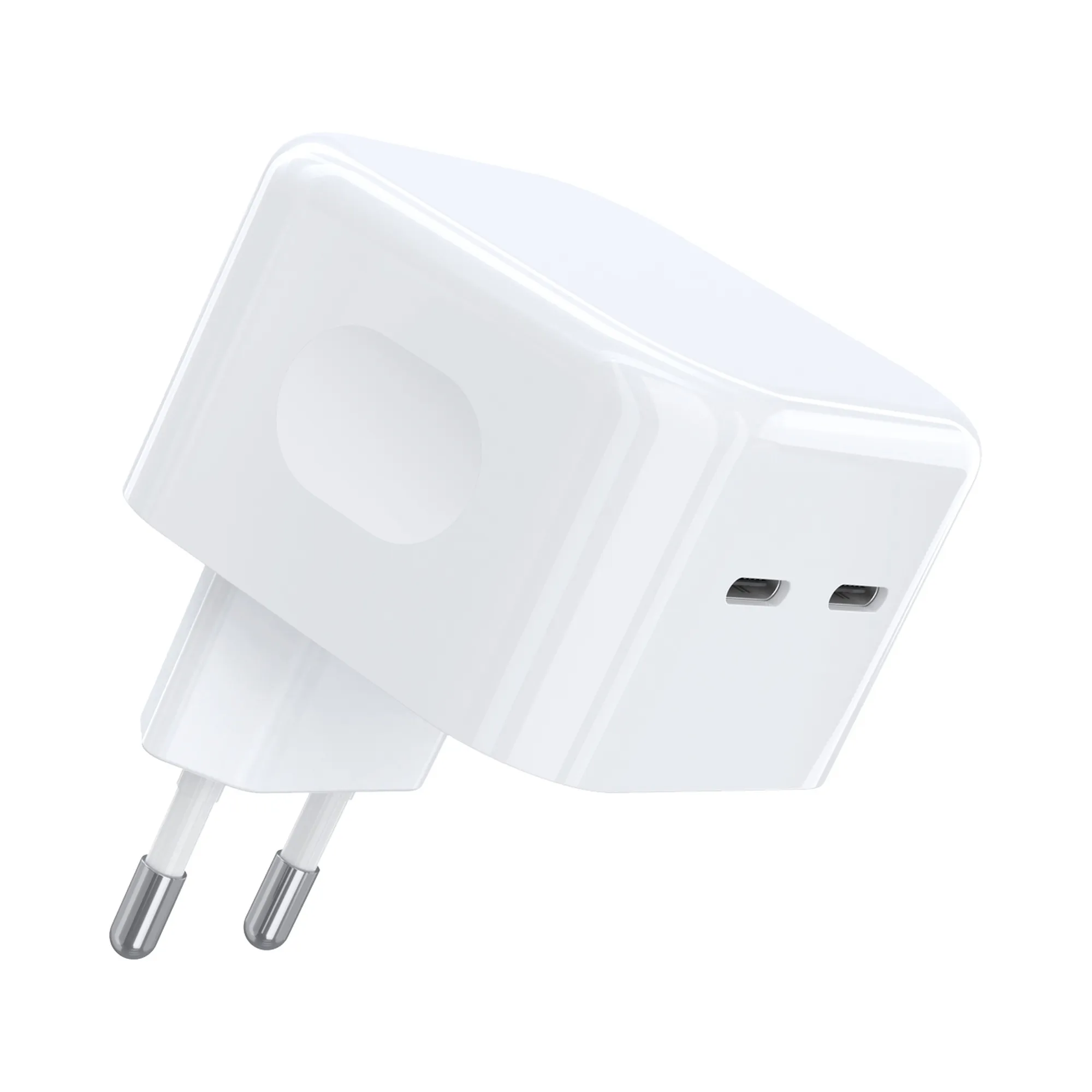 Купить Зарядное устройство Choetech Q5008 2хUSB-C 35W PD QC3.0 White (Q5008-EU-WH) - фото 1