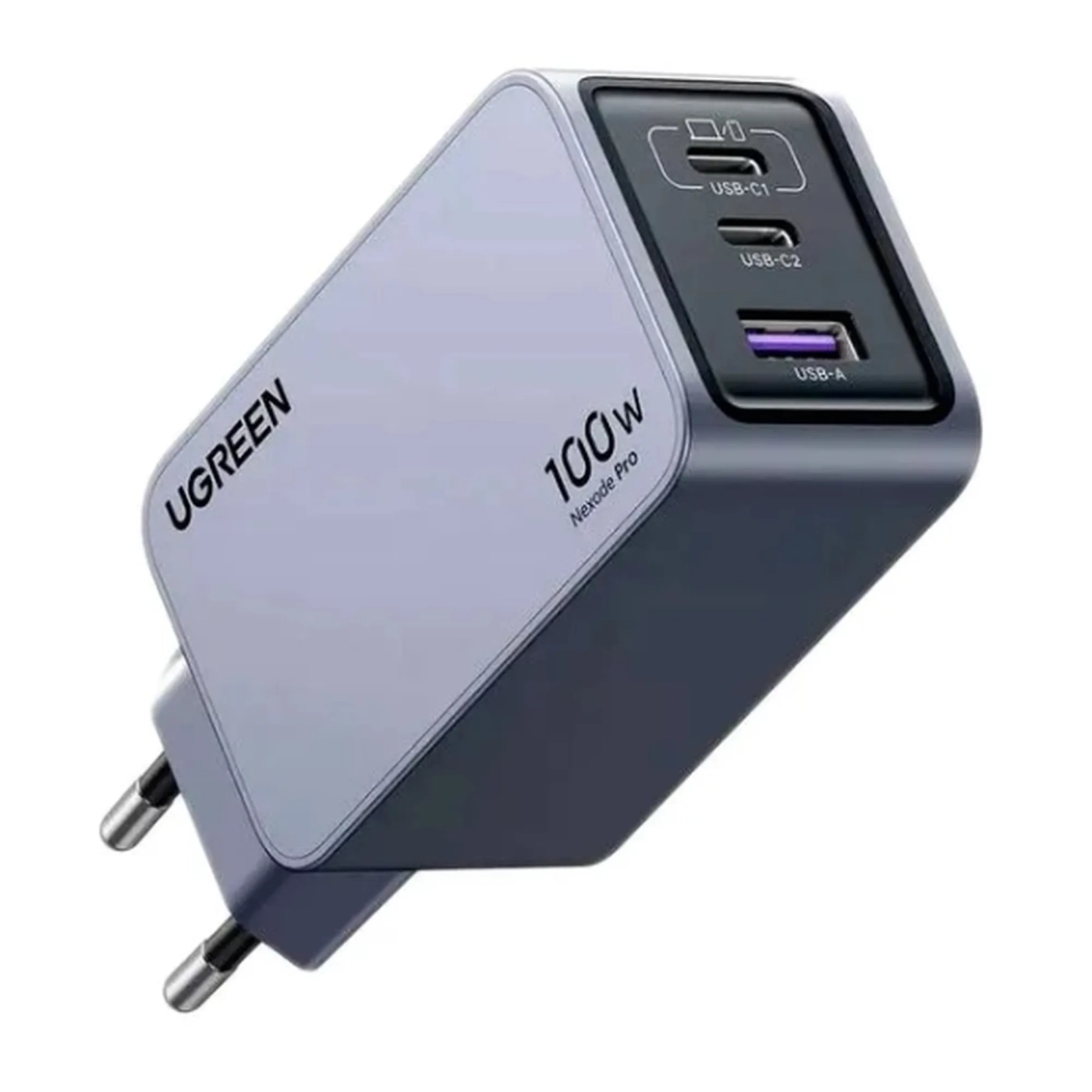 Купить Зарядное устройство Ugreen Nexode Pro X757 3xUSB 100W GaN (2xType-C+USB-A) Gray (25874) - фото 1