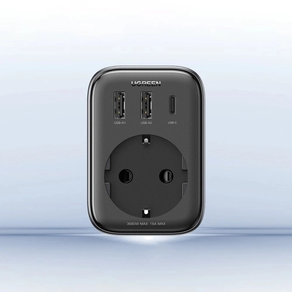 Купить Зарядное устройство Ugreen CD314 3xUSB 30W Outlet Extender (2хUSB-A+USB-C) (90613) - фото 6