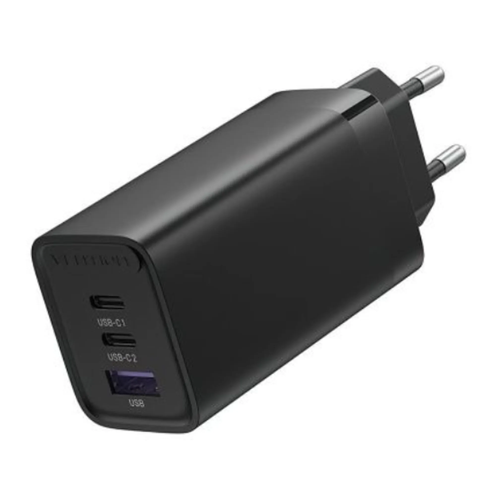 Купить Зарядное устройство Vention 3xUSB 65W (USB-Cx2+USB-A) PD3.0+QC4.0 Black (FEDB0-EU) - фото 1