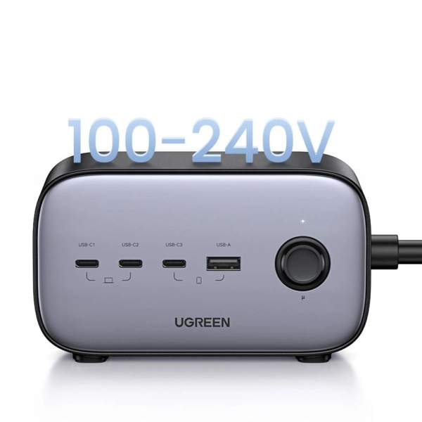 Купити Зарядний пристрій Ugreen Nexode Pro CD270 4xUSB 100W (3хUSB-C+USB-A) (60167) - фото 6