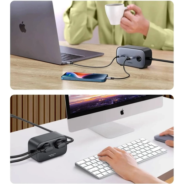 Купити Зарядний пристрій Ugreen Nexode Pro CD270 4xUSB 100W (3хUSB-C+USB-A) (60167) - фото 8