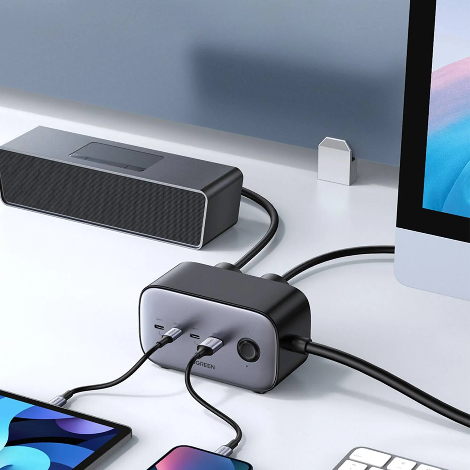 Купити Зарядний пристрій Ugreen Nexode Pro CD270 4xUSB 100W (3хUSB-C+USB-A) (60167) - фото 12