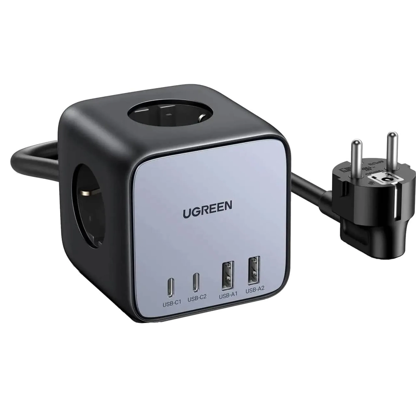 Купить Зарядное устройство Ugreen DigiNest Cube CD268 4xUSB 65W (2хUSB-C+2xUSB-A) (60113) - фото 1