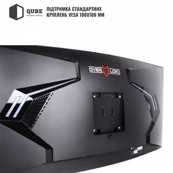 Купить Монитор 34" QUBE Overlord C34UQ144 - фото 8