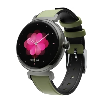 Купить Смарт-часы Oukitel BT30 Black with black and green belt (6931940742269) - фото 1