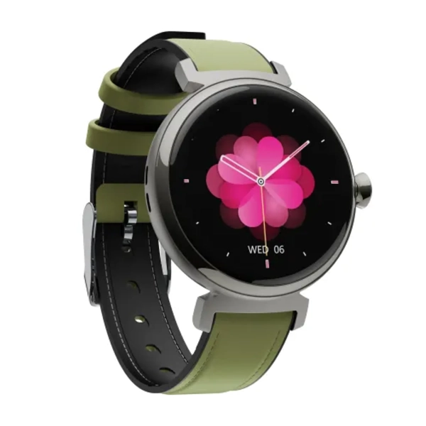 Купити Смарт-годинник Oukitel BT30 Black with black and green belt (6931940742269) - фото 2