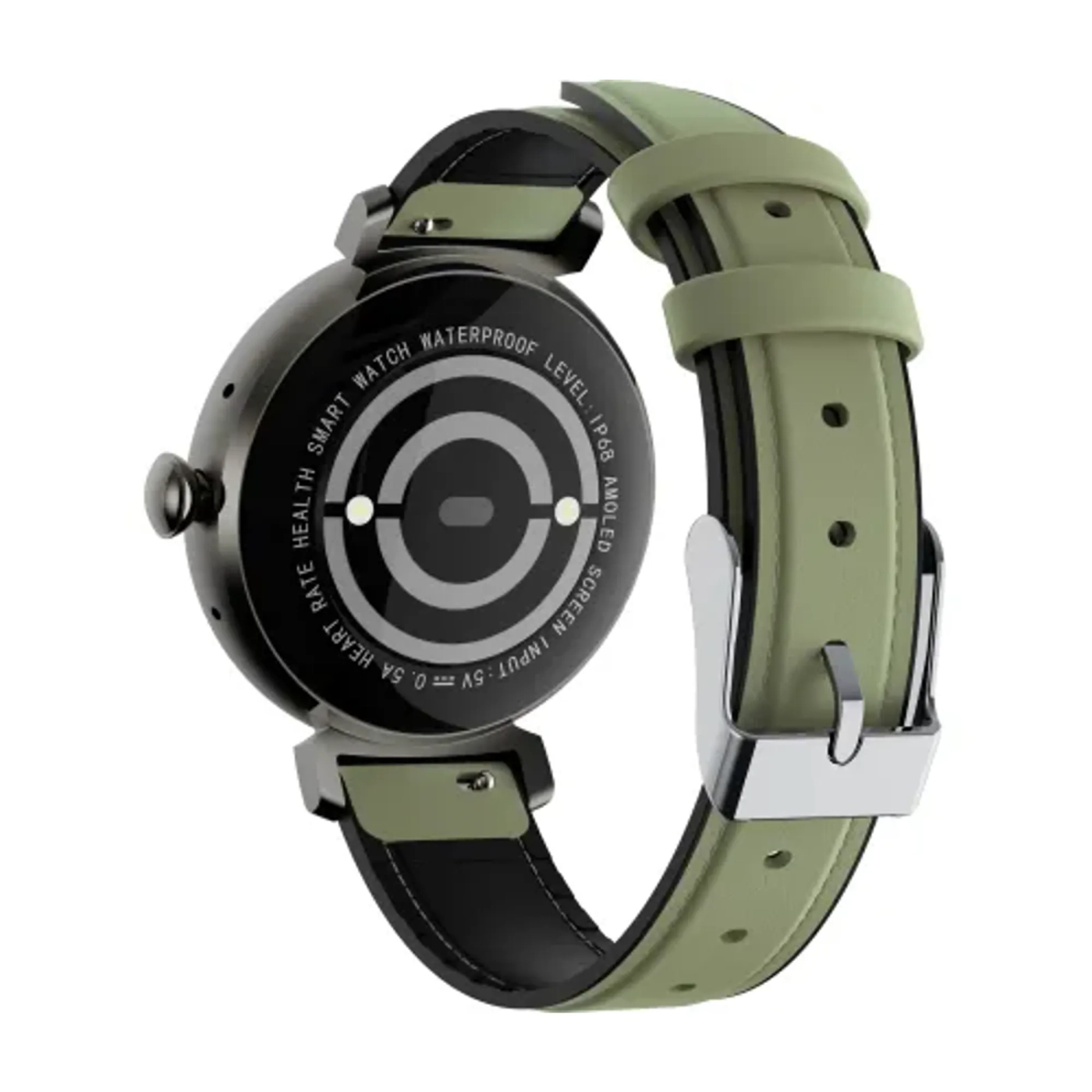Купити Смарт-годинник Oukitel BT30 Black with black and green belt (6931940742269) - фото 4