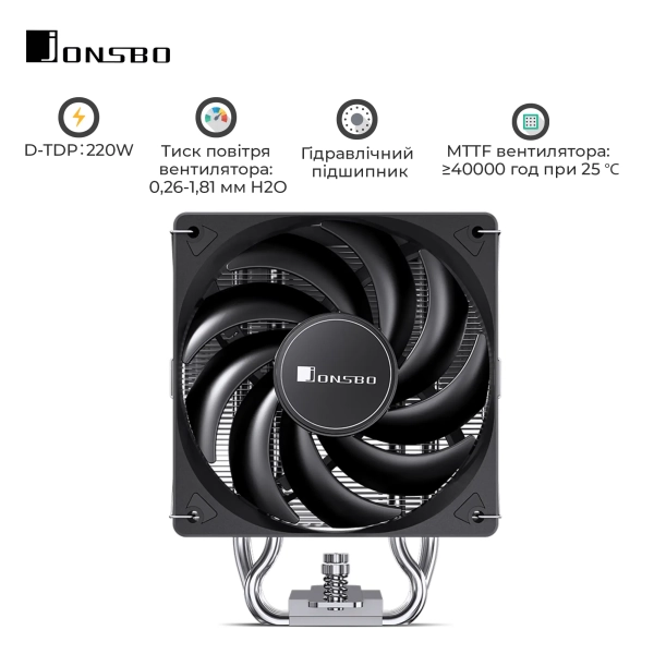 Купить Процессорный кулер JONSBO CR-1000 EVO Black - фото 4