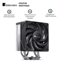Купить Процессорный кулер JONSBO CR-1000 EVO Black - фото 9