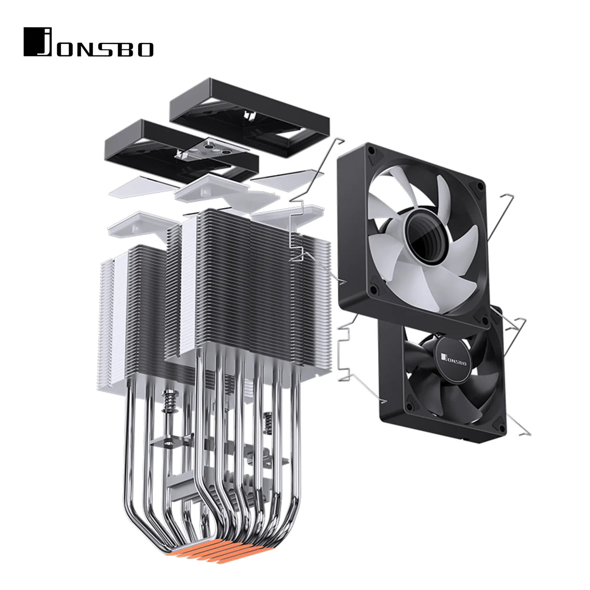 Купить Процессорный кулер JONSBO CR-1400 DV2 Black - фото 21