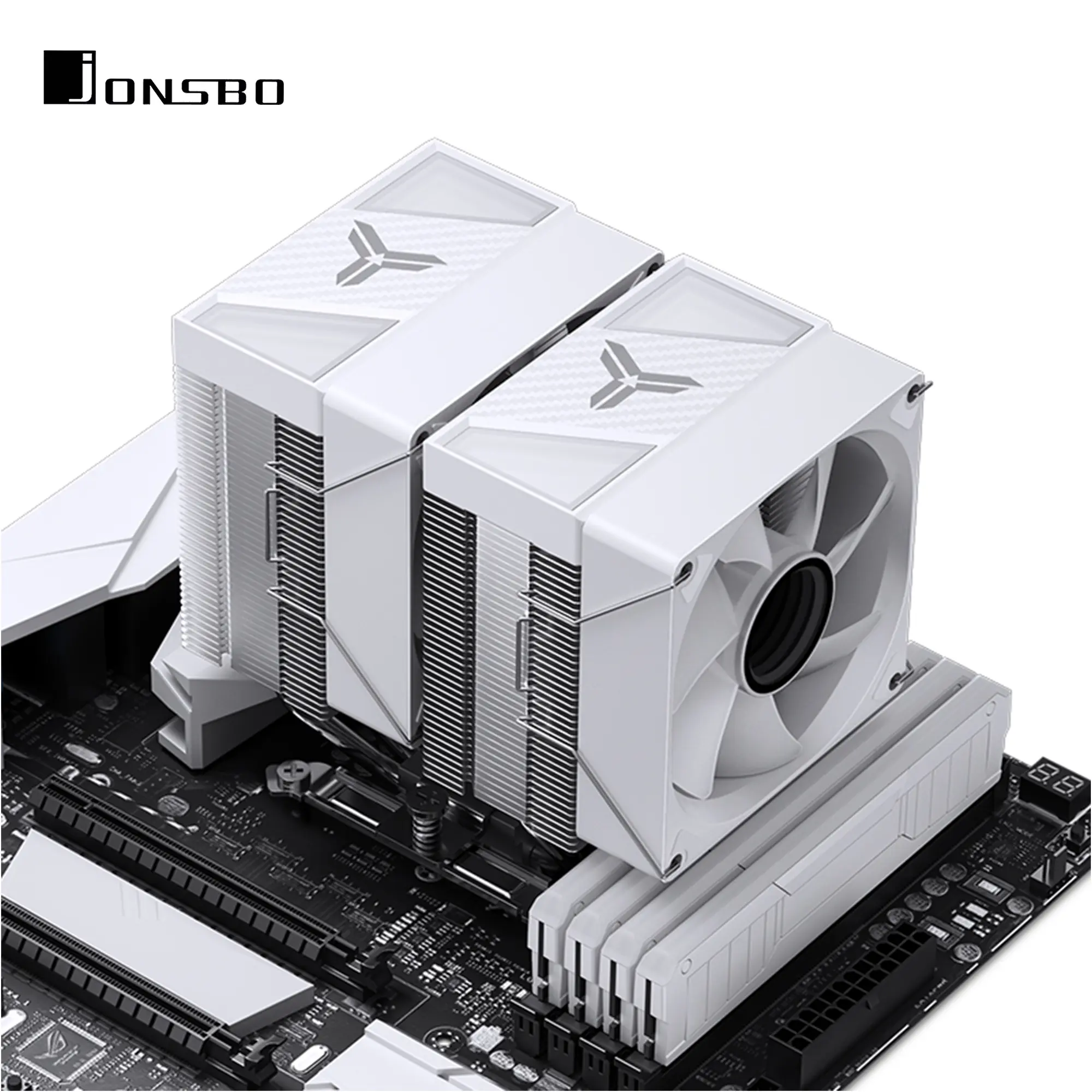 Купить Процессорный кулер JONSBO CR-1400 DV2 White - фото 17