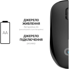 Купить Мышь OfficePro M183 Black - фото 9