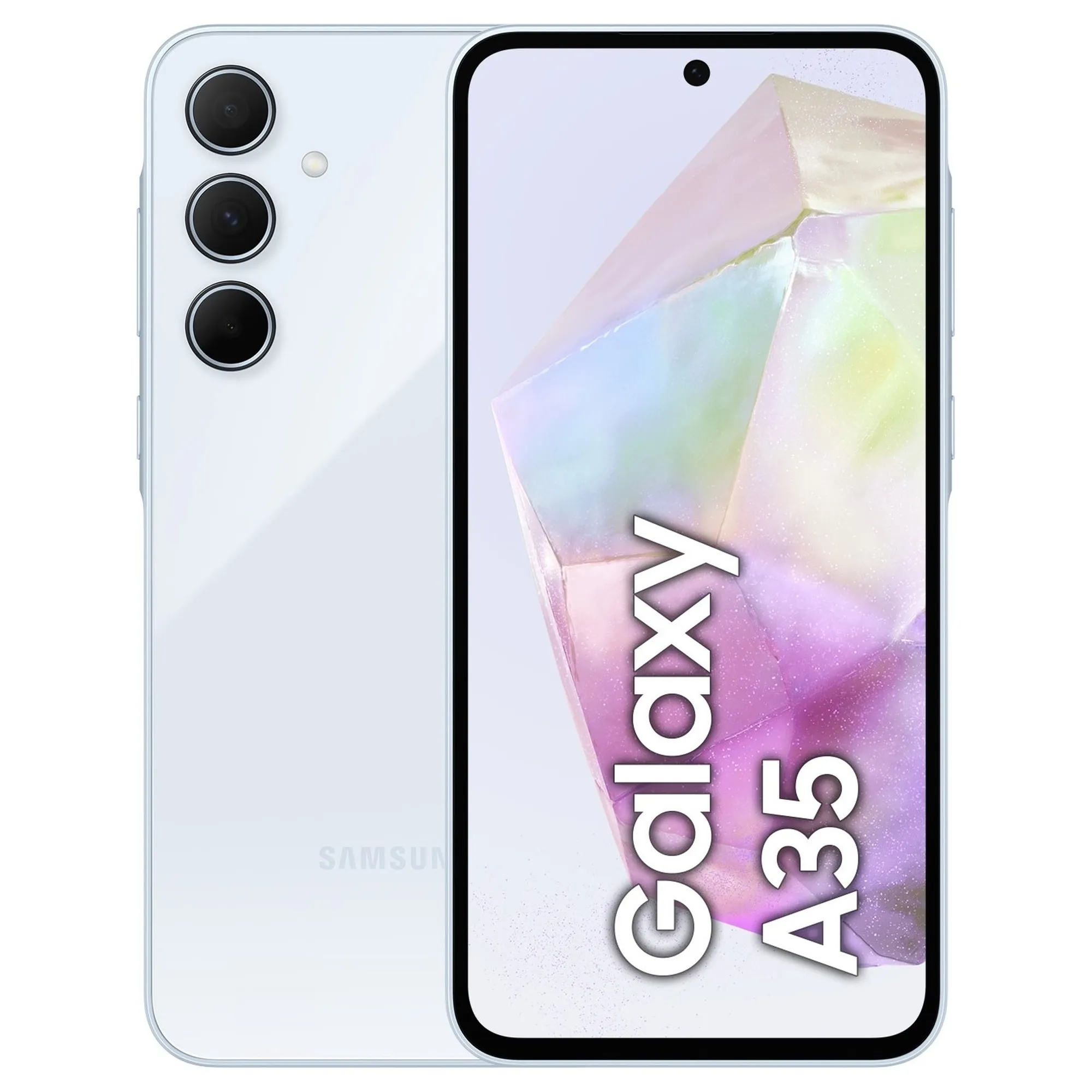 Купити Смартфон Samsung Galaxy A35 5G 8/256GB (SM-A356BLBGEUC) Awesome Iceblue - фото 1
