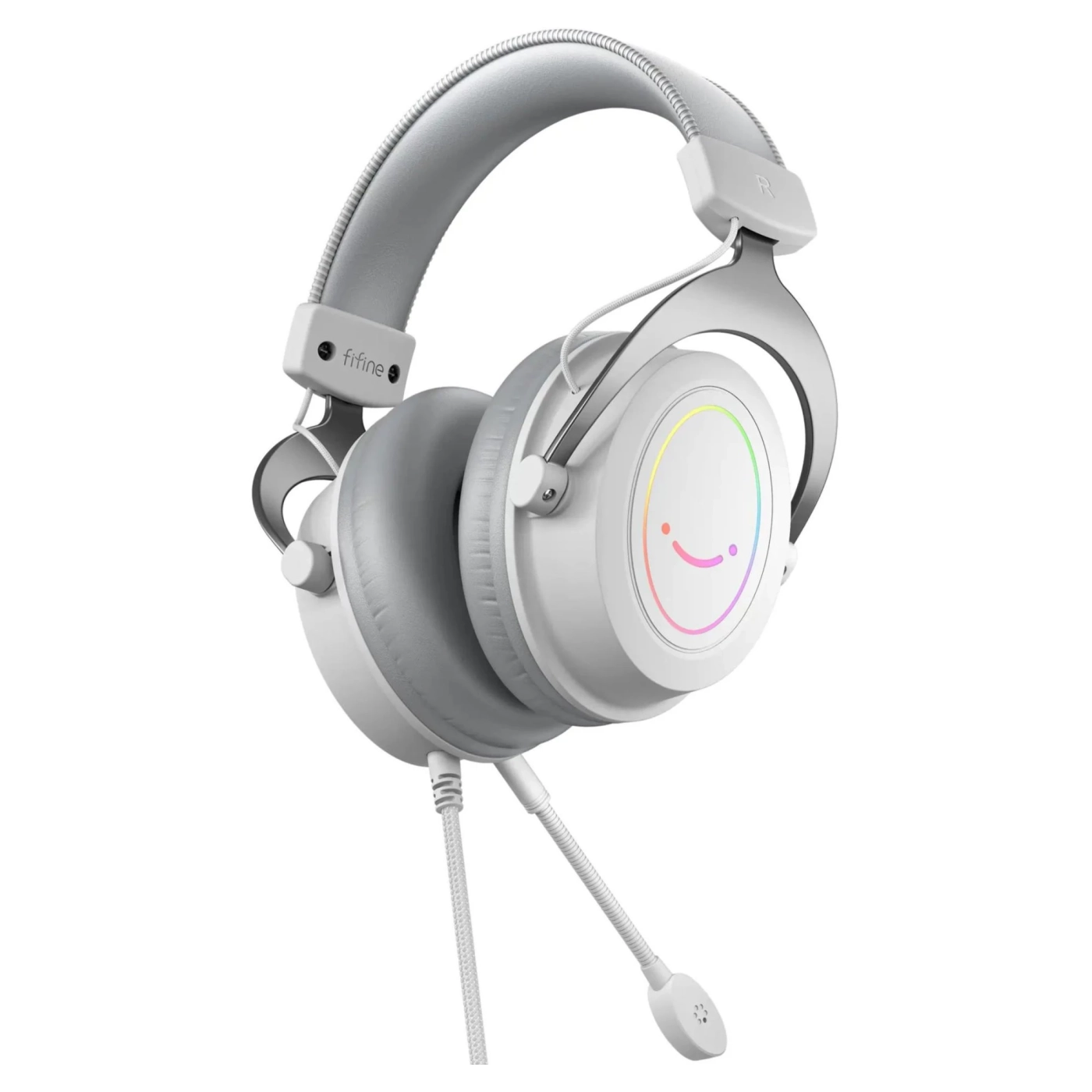 Купити Навушники Fifine H3 RGB White - фото 3