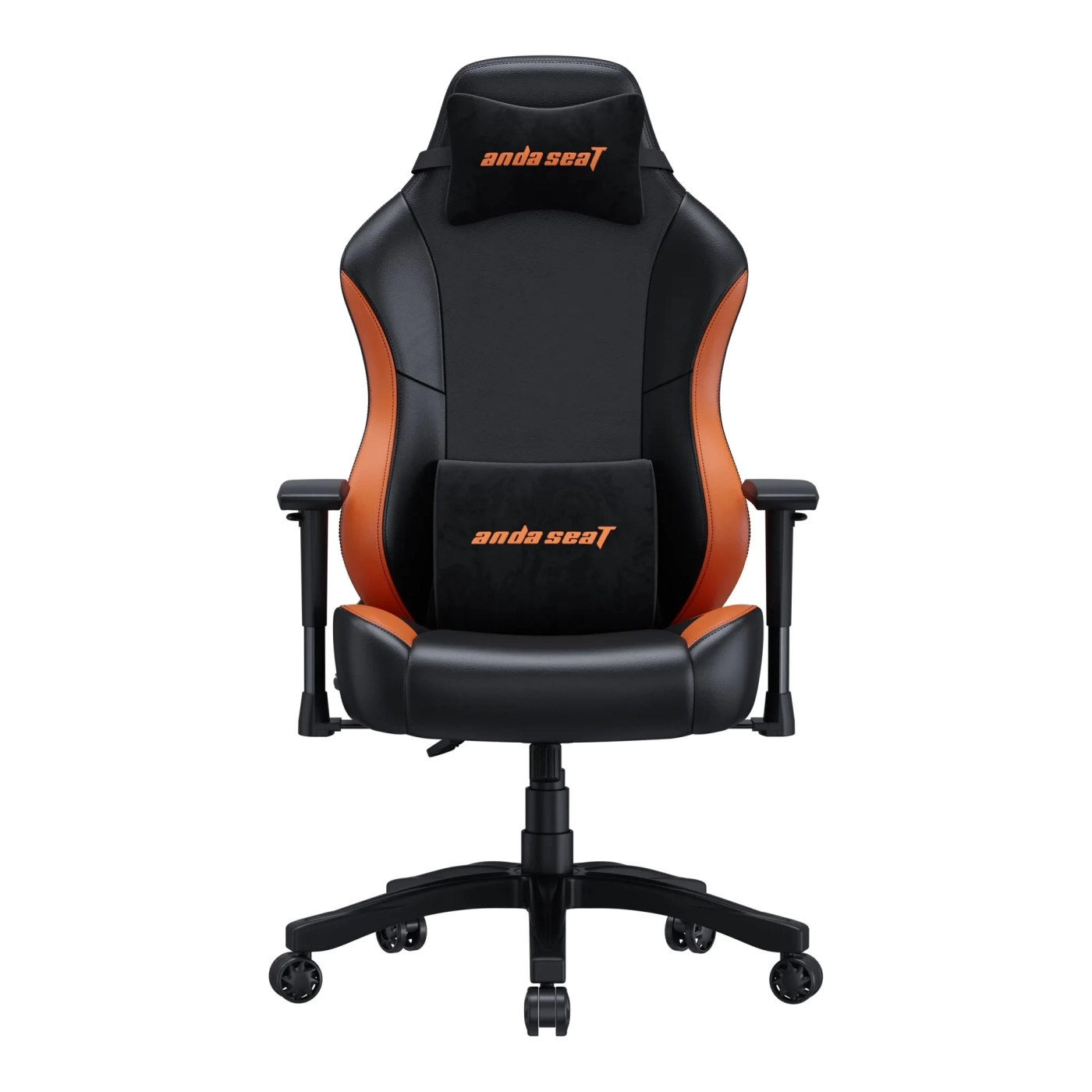 Купить Кресло для геймеров Anda Seat Luna L Black/Orange (AD18-48-BO-PV) - фото 1