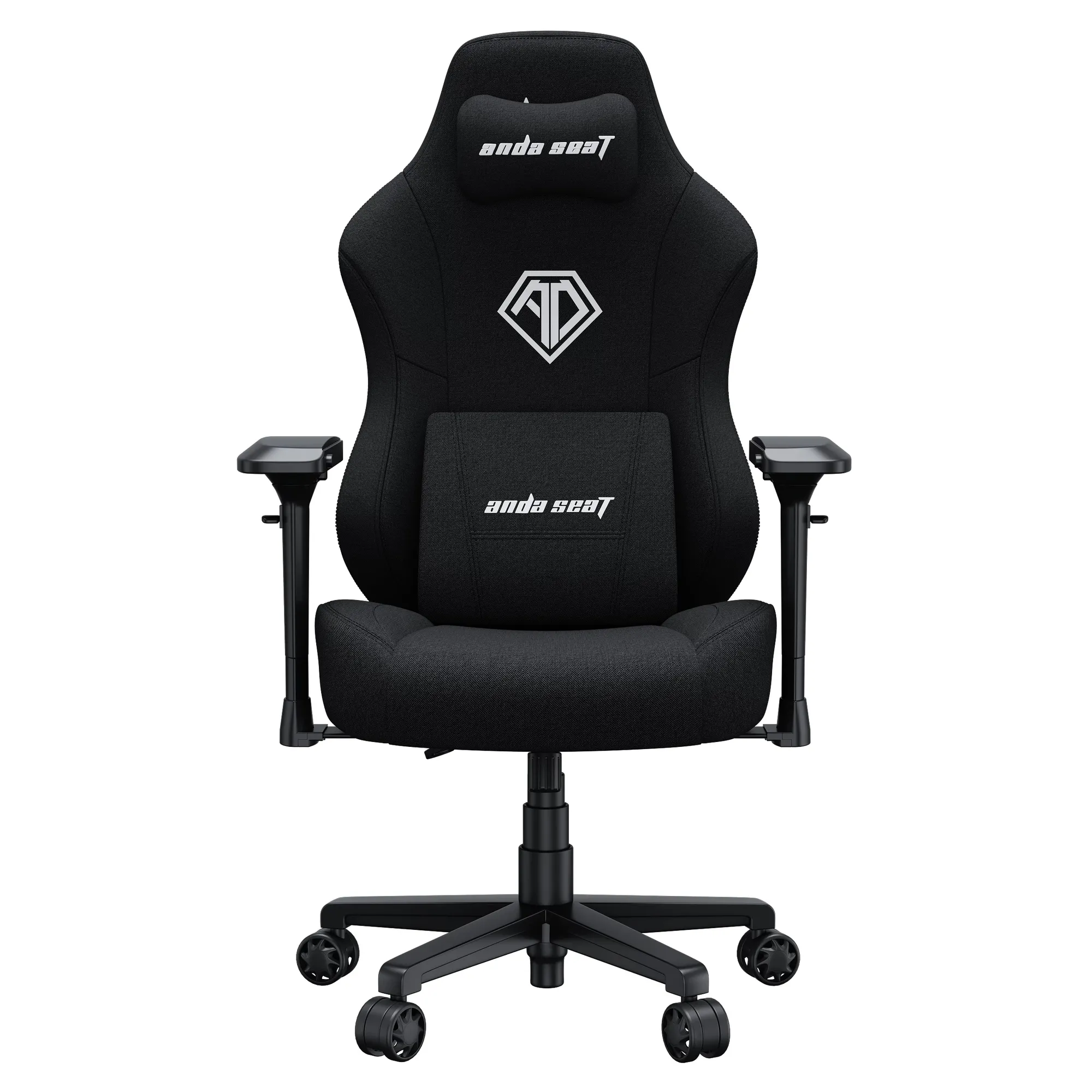 Купить Кресло для геймеров Anda Seat Phantom 3 Pro L Black Fabric (AD18YC-06-B-F) - фото 1
