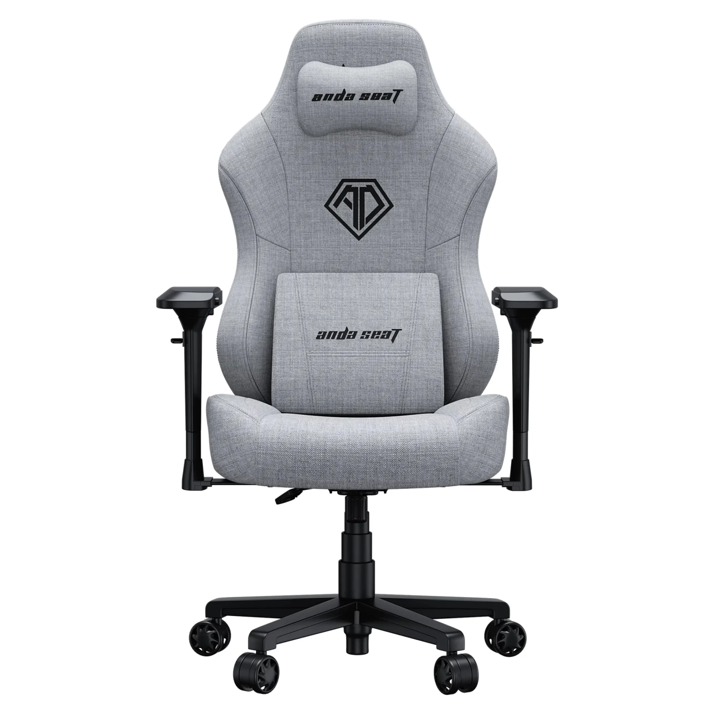 Купити Крісло для геймерів Anda Seat Phantom 3 Pro L Grey Fabric (AD18YC-06-G-F) - фото 1