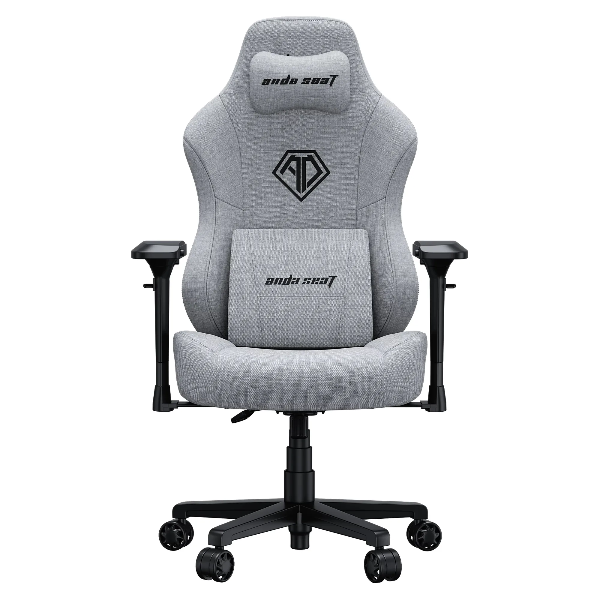 Купити Крісло для геймерів Anda Seat Phantom 3 Pro L Grey Fabric (AD18YC-06-G-F) - фото 1