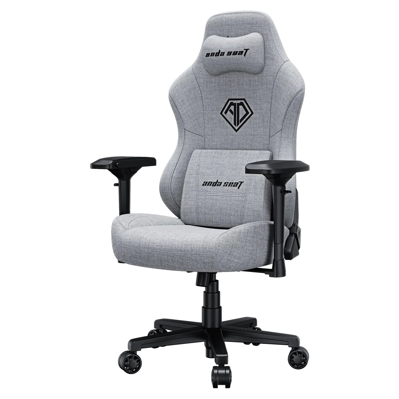 Купити Крісло для геймерів Anda Seat Phantom 3 Pro L Grey Fabric (AD18YC-06-G-F) - фото 7