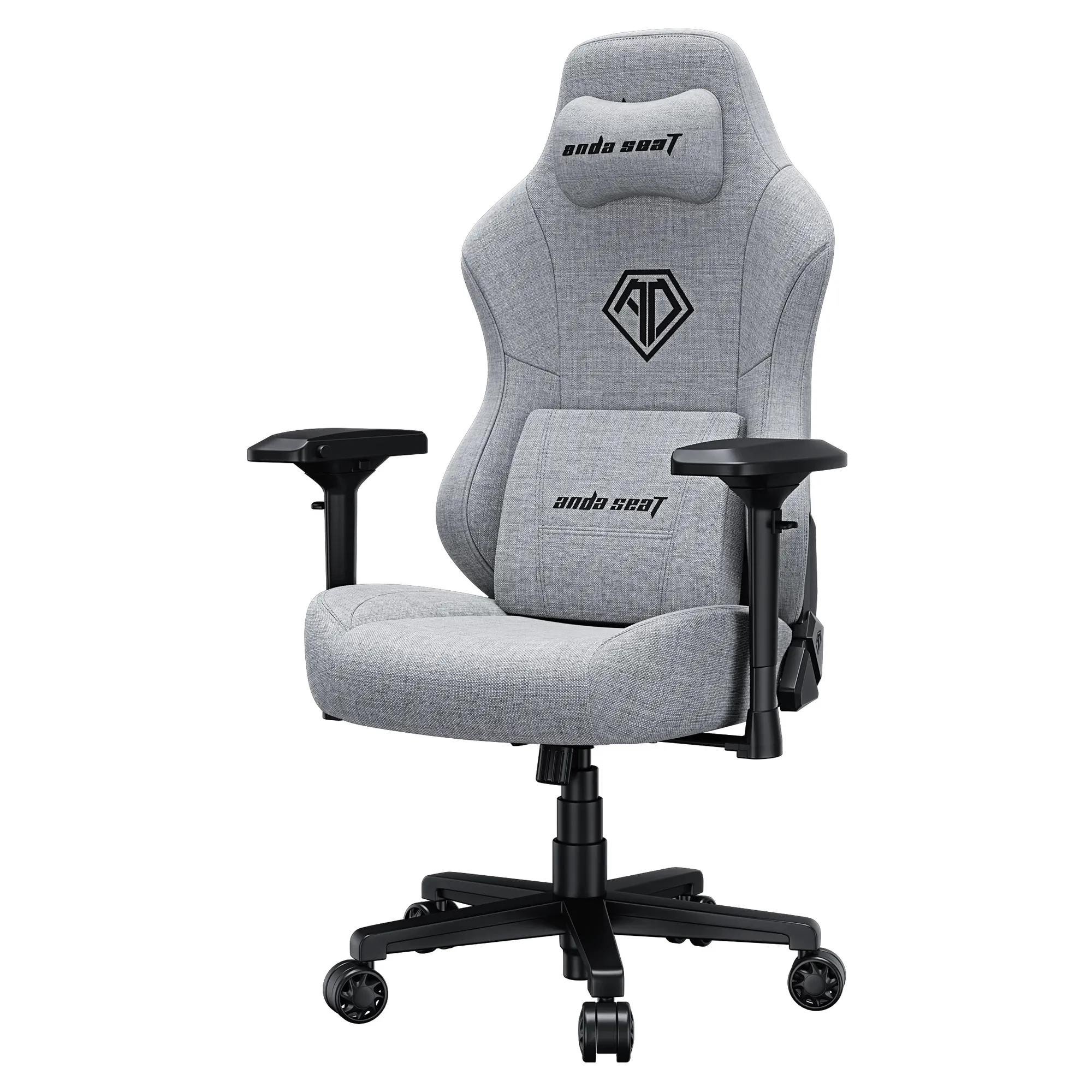 Купити Крісло для геймерів Anda Seat Phantom 3 Pro L Grey Fabric (AD18YC-06-G-F) - фото 7