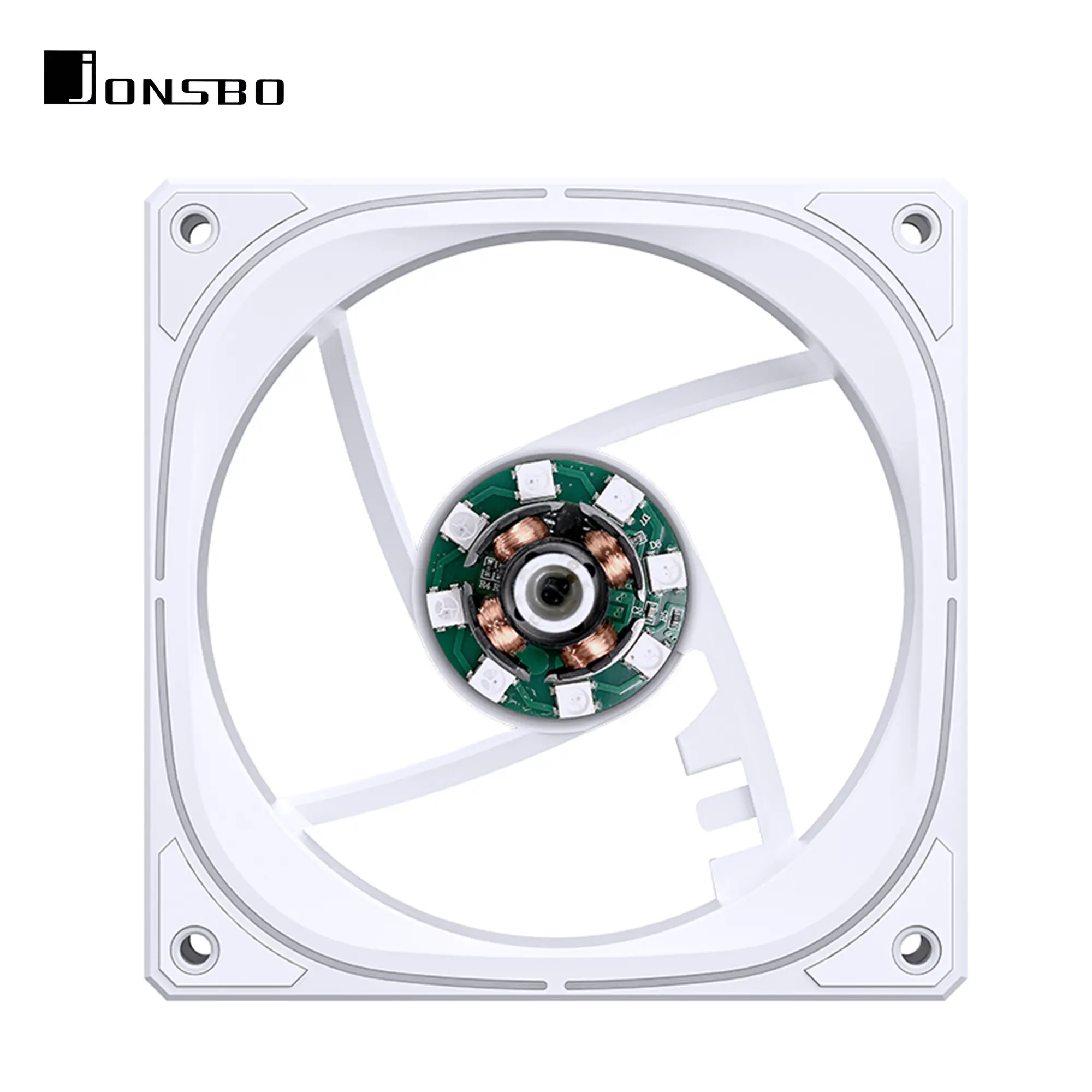 Купить Вентилятор Jonsbo FR-505WR Reverse ARGB White - фото 6