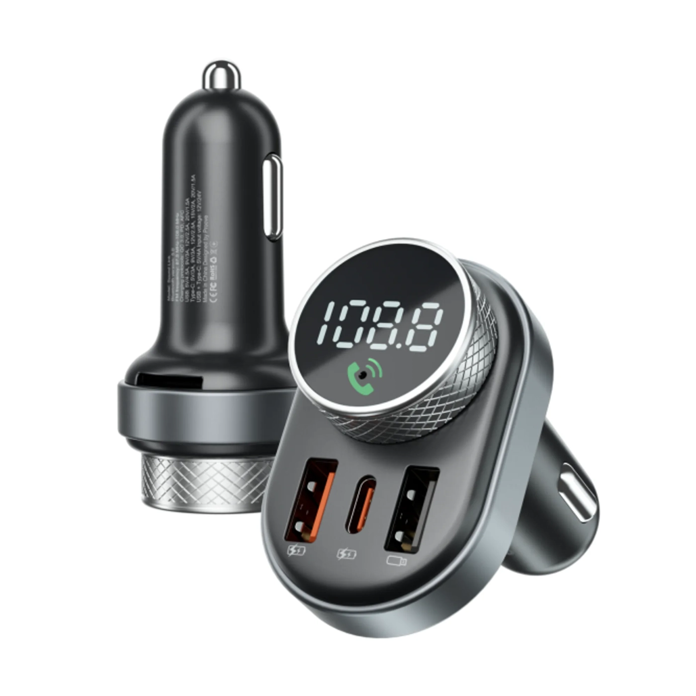 Купити Автомобільний зарядний пристрій  Proove FM Launcher Sound Link 30W (PD+QC3.0) Type-C+USB (FMSL30110001) - фото 4