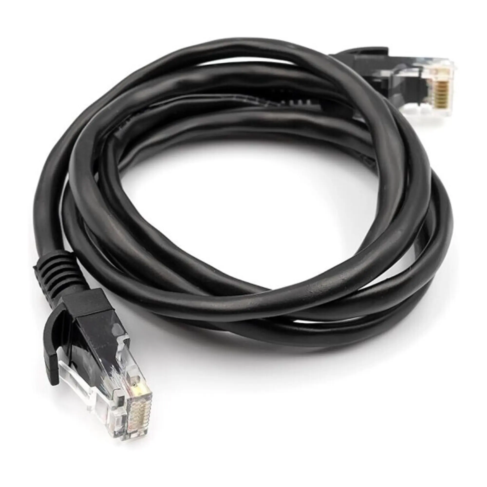 Купити Патч-корд ROLINE RJ45 UTP5e M/M, AWG26 Gold, Standart, 3 м, черный (75.06.8649-150) - фото 1
