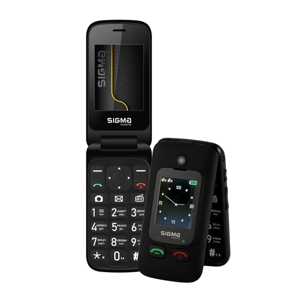 Купить Мобильний телефон Sigma Comfort 50 Shell Duo Type-C Black (4827798212523) - фото 3