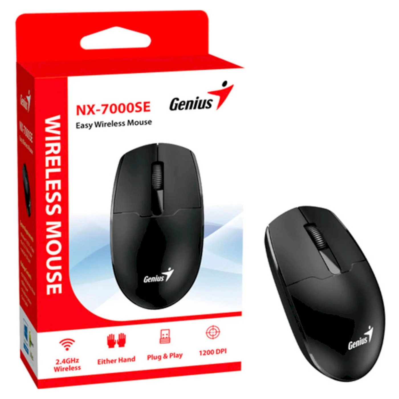 Купить Мышь Genius NX-7000SE WL Black (31030032400) - фото 6