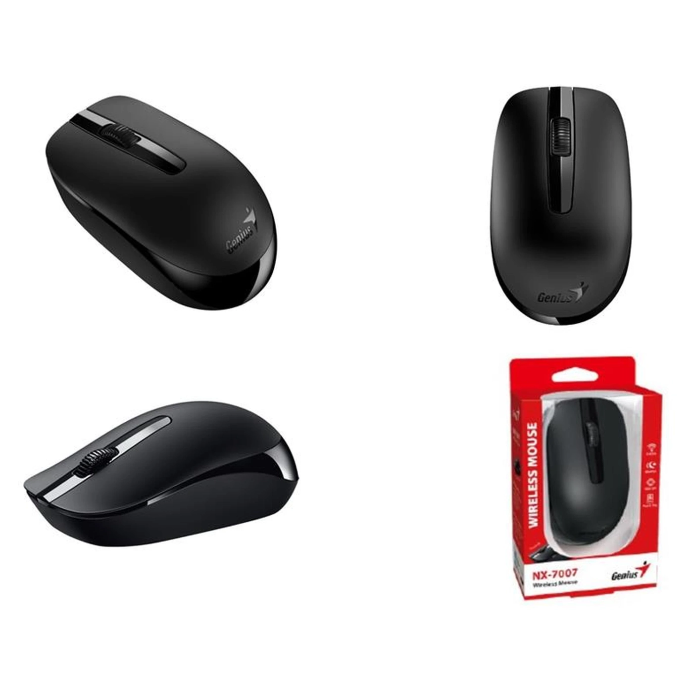 Купить Мышь Genius NX-7007 WL Black (31030026403) - фото 4