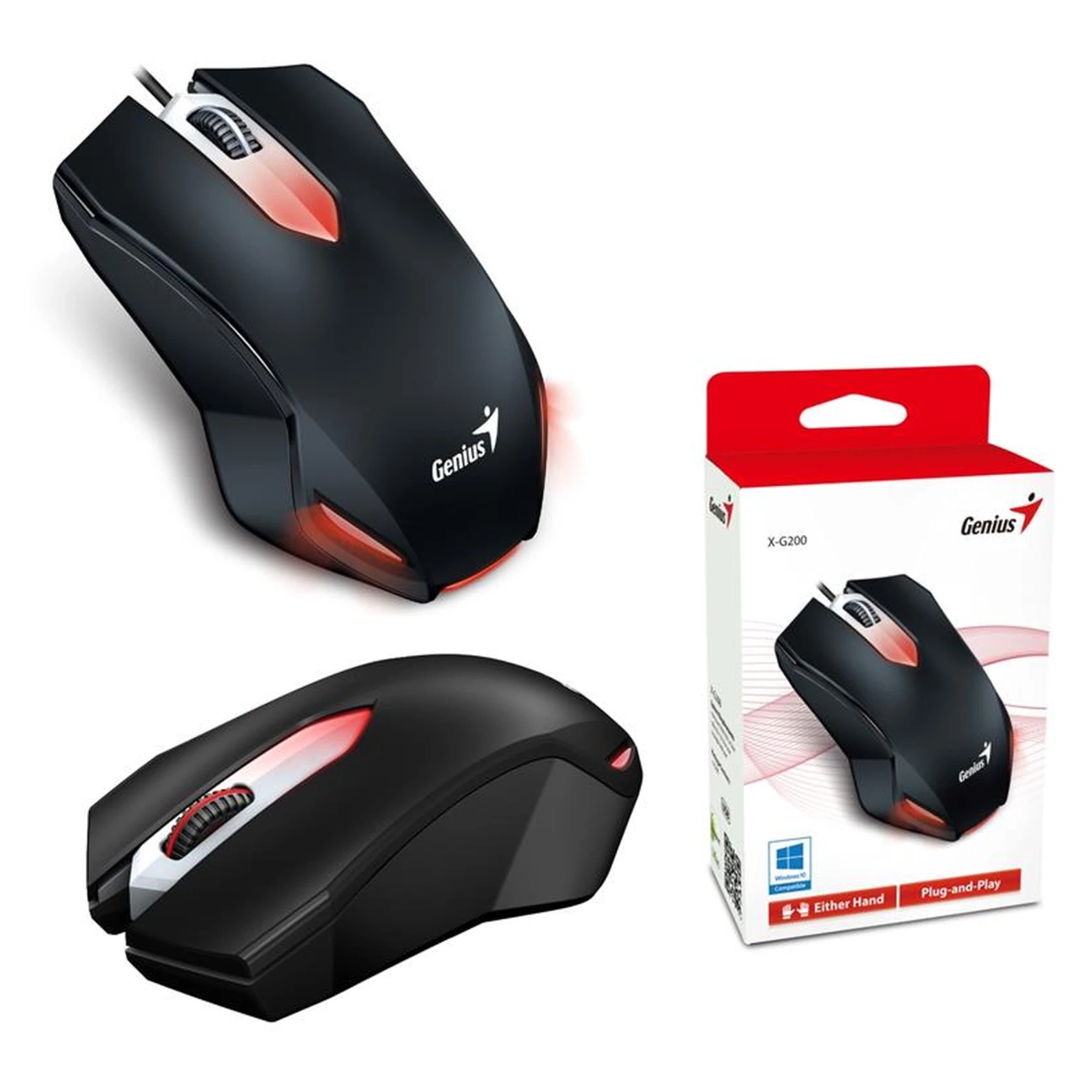 Купить Мышь Genius X-G200 Black (31040034100) - фото 3