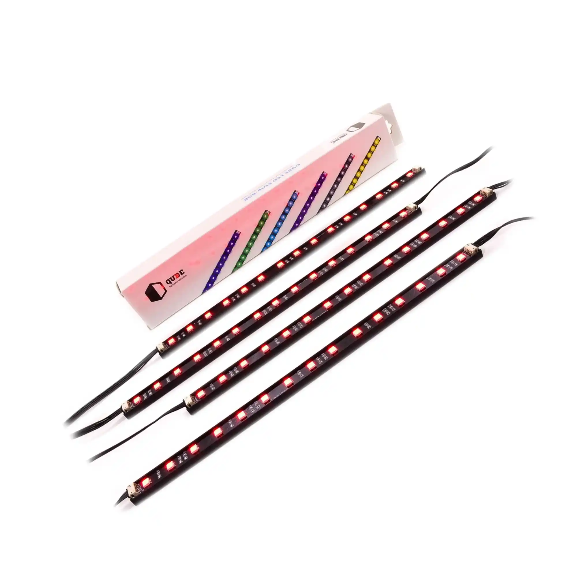 Купити Світлодіодна стрічка QUBE RGB AURA LED Stripe 300mm (RGB_AURA_LED) ZT-AIGO-15RGB-A - фото 2