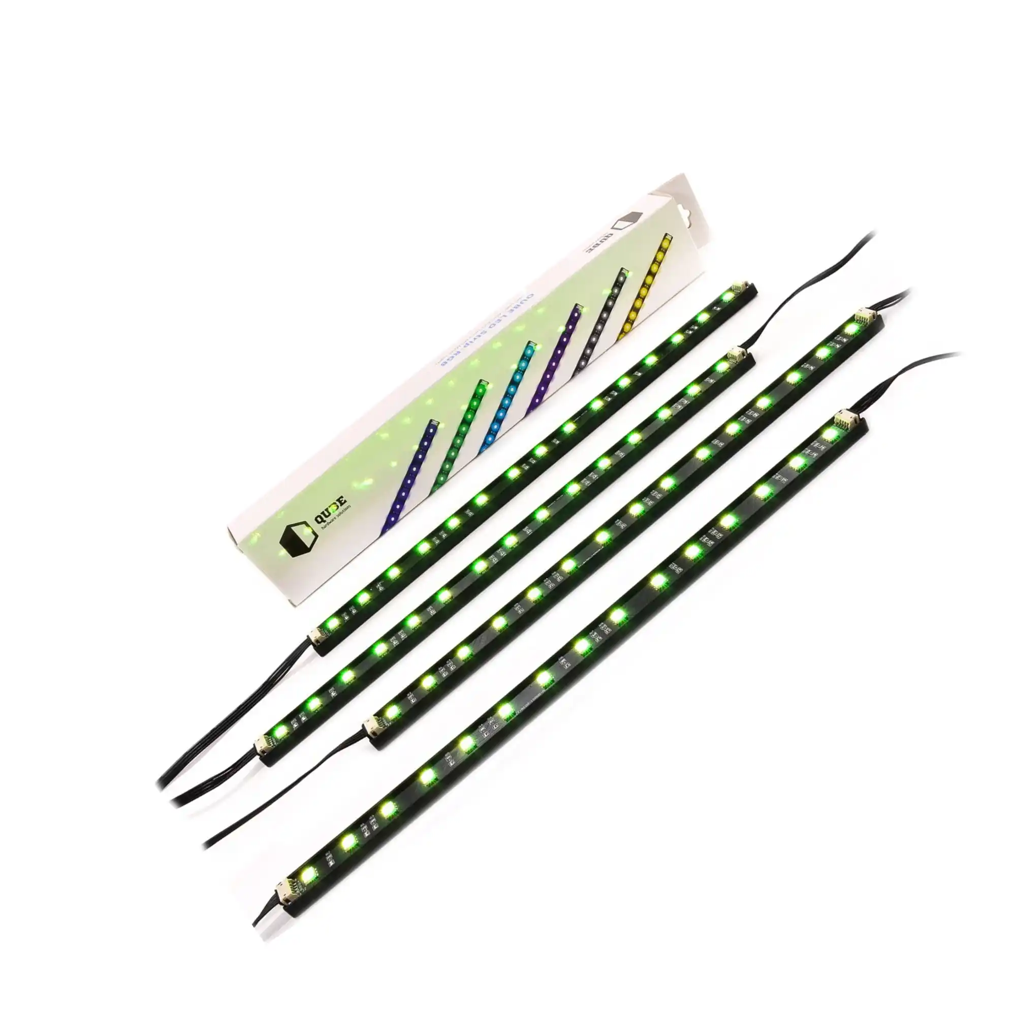 Купити Світлодіодна стрічка QUBE RGB AURA LED Stripe 300mm (RGB_AURA_LED) ZT-AIGO-15RGB-A - фото 4