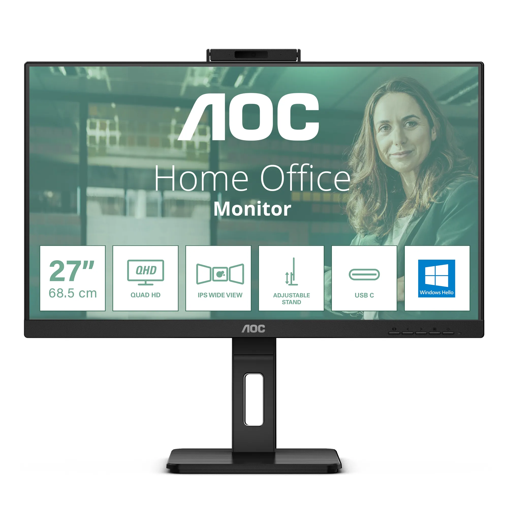 Купить Монитор 27" AOC Q27P3CW - фото 1
