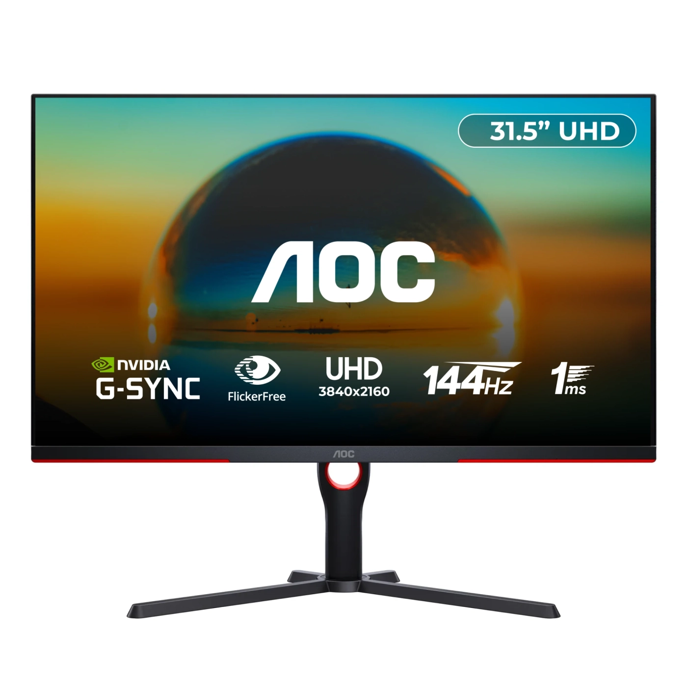 Купити Монітор 31.5" AOC U32G3X/BK - фото 1