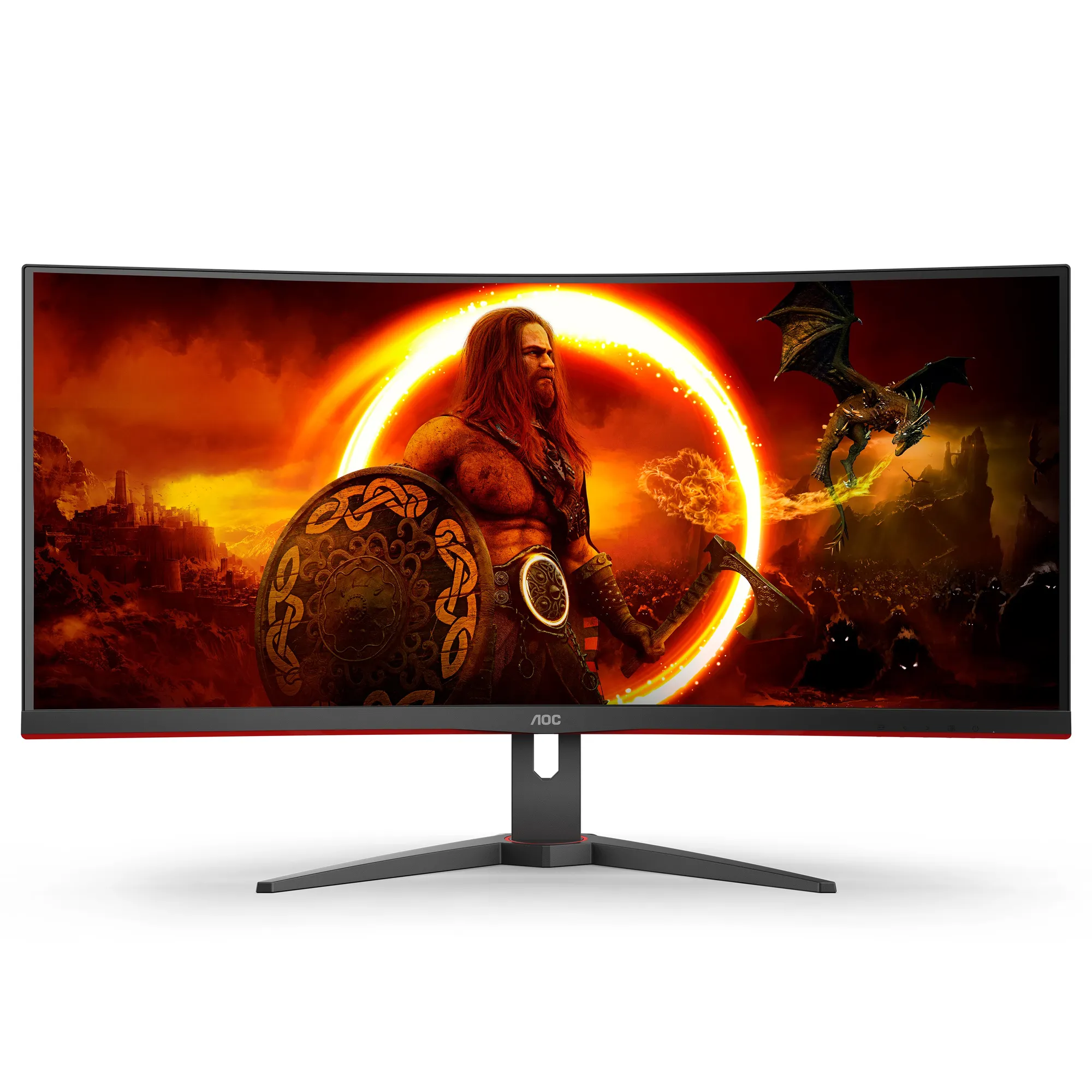 Купить Монитор 34" AOC CU34G2XE/BK - фото 1