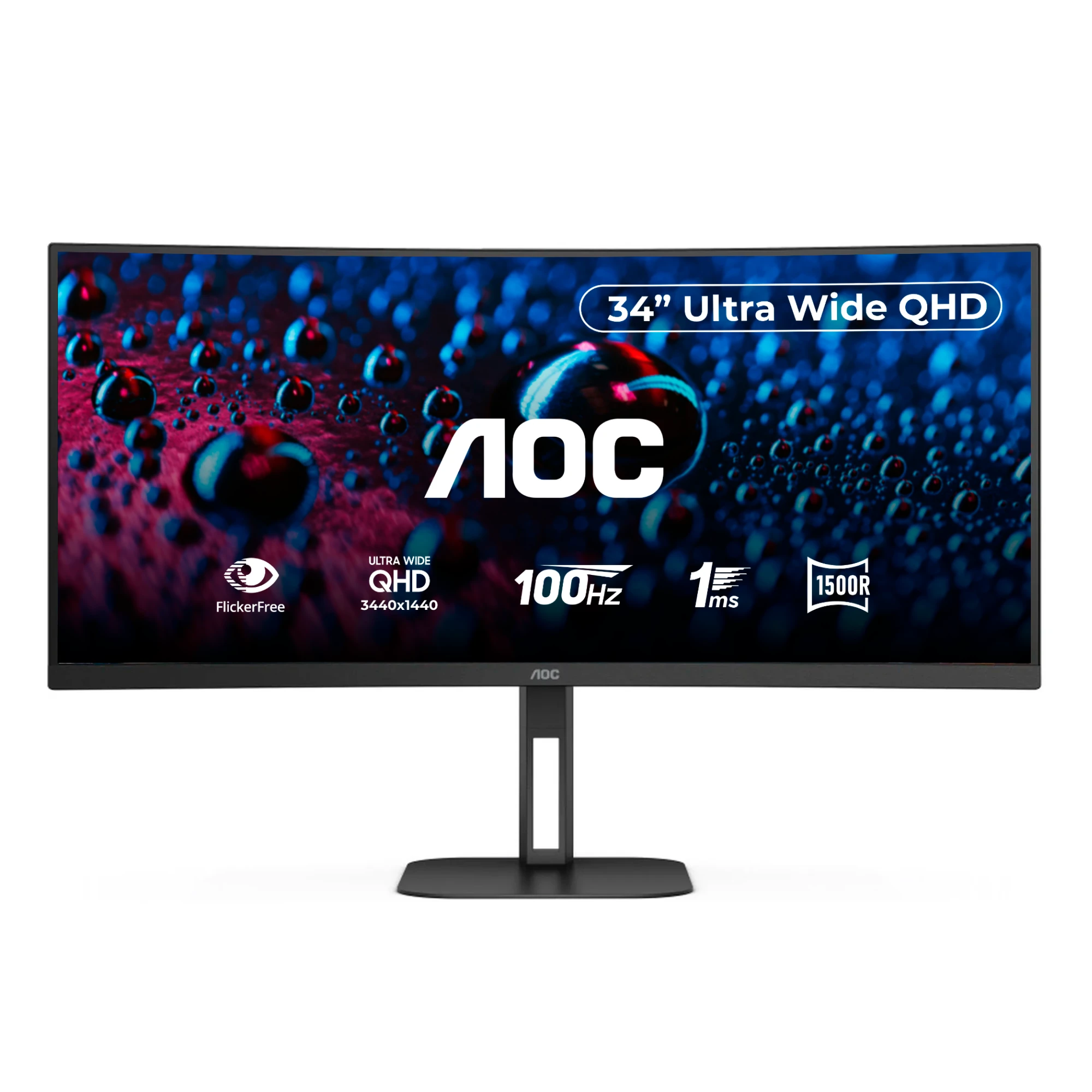 Купить Монитор 34" AOC CU34V5C/BK - фото 1