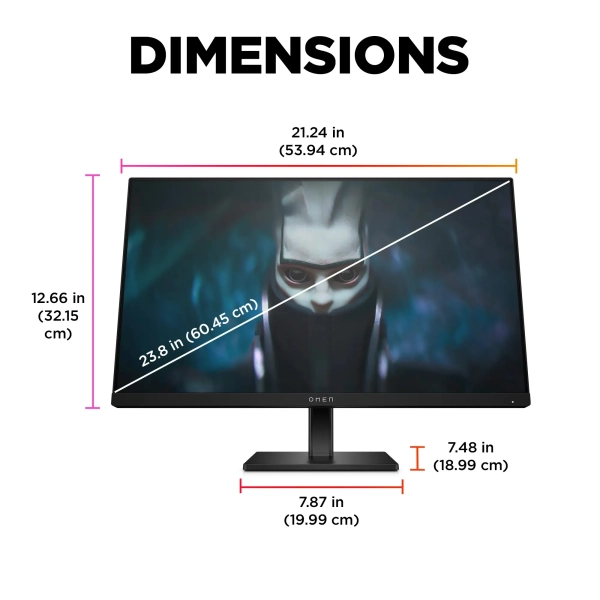 Купить Монитор 23.8" HP OMEN 24 (780D9E9) - фото 9