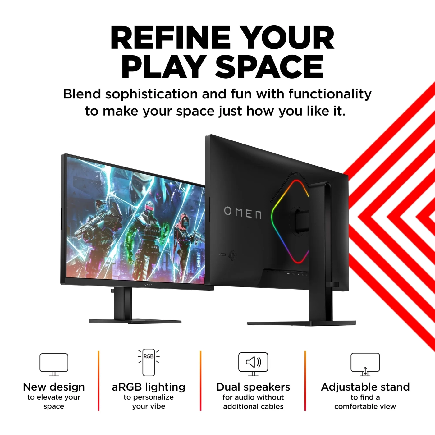 Купить Монитор 27" HP OMEN 27qs (780J4E9) - фото 7
