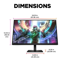 Купить Монитор 27" HP OMEN 27qs (780J4E9) - фото 11