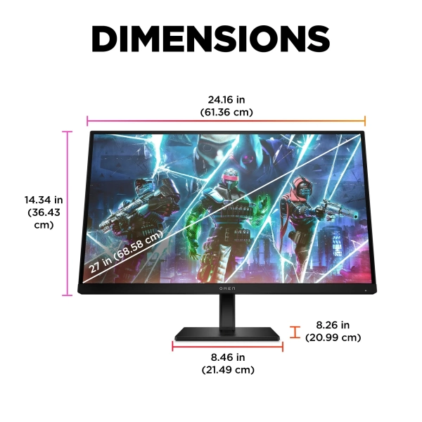Купить Монитор 27" HP OMEN 27s (780G5E9) - фото 12