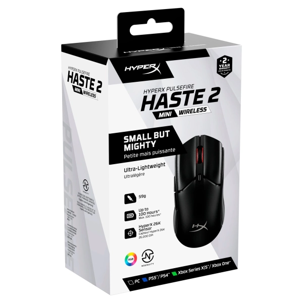 Купити Миша HyperX Pulsefire Haste 2 Mini Wireless Black (7D388AA) - фото 10