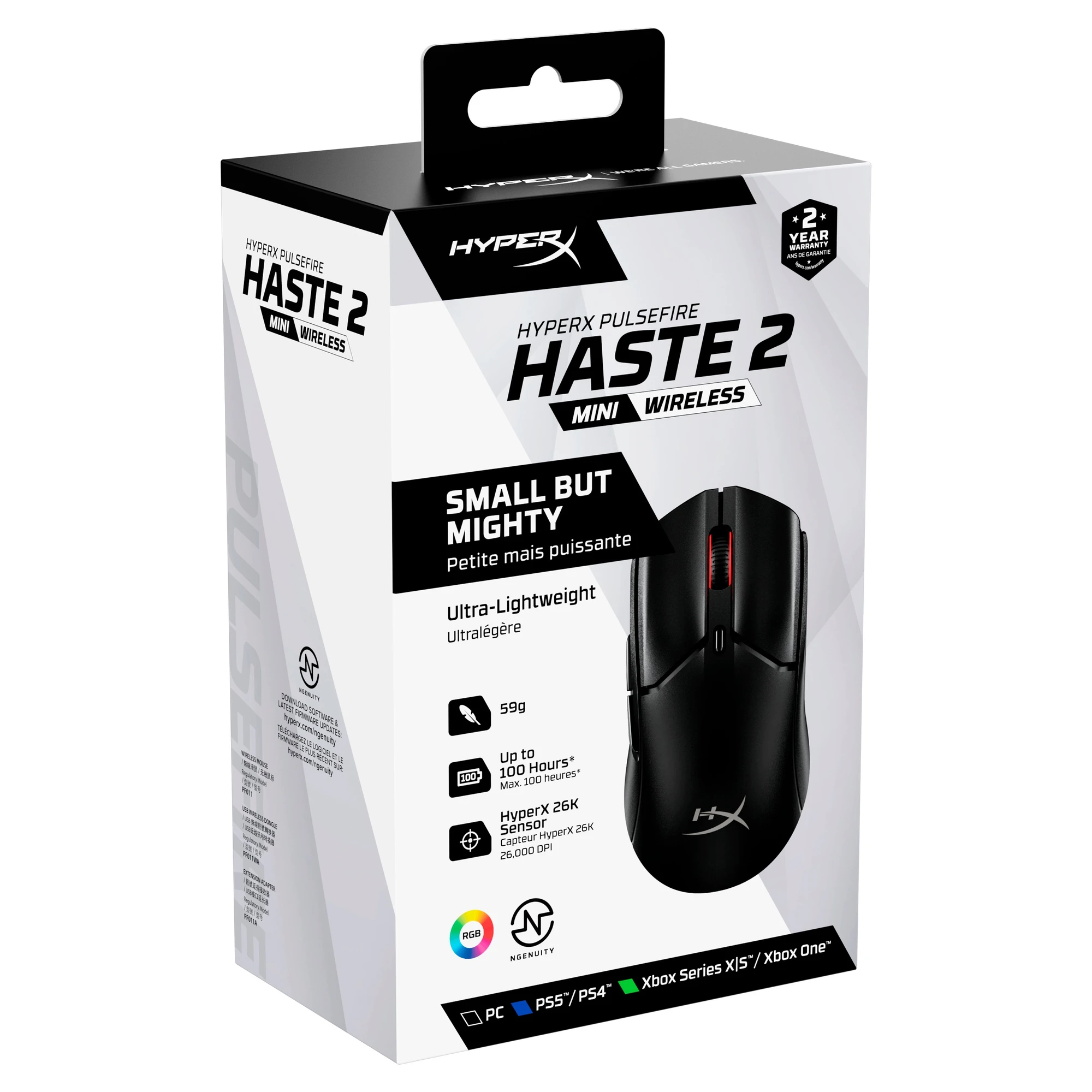 Купити Миша HyperX Pulsefire Haste 2 Mini Wireless Black (7D388AA) - фото 10