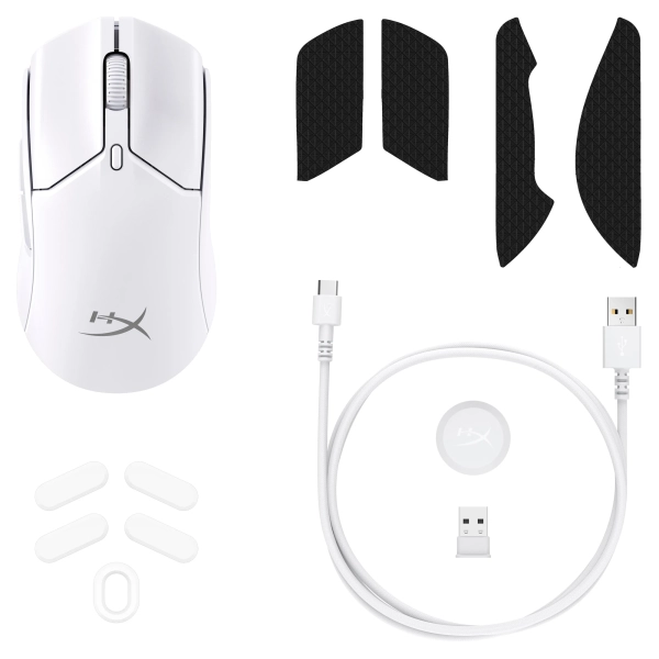 Купити Миша HyperX Pulsefire Haste 2 Mini Wireless White (7D389AA) - фото 9