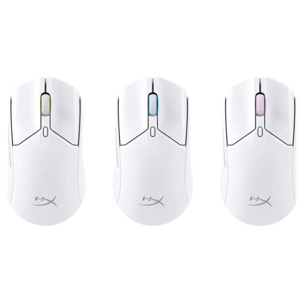 Купить Мышь HyperX Pulsefire Haste 2 Wireless White (6N0A9AA) - фото 5