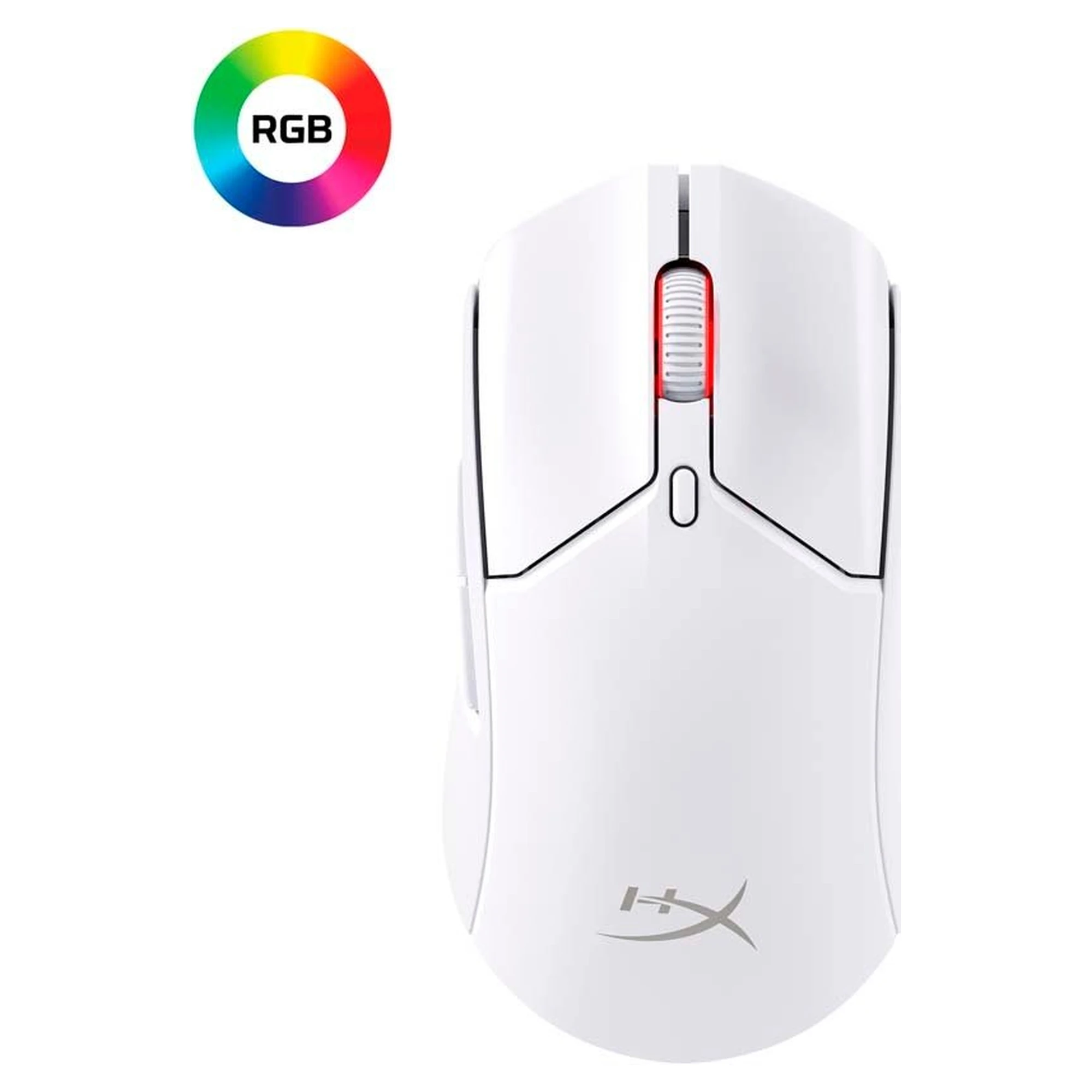 Купить Мышь HyperX Pulsefire Haste 2 Wireless White (6N0A9AA) - фото 7