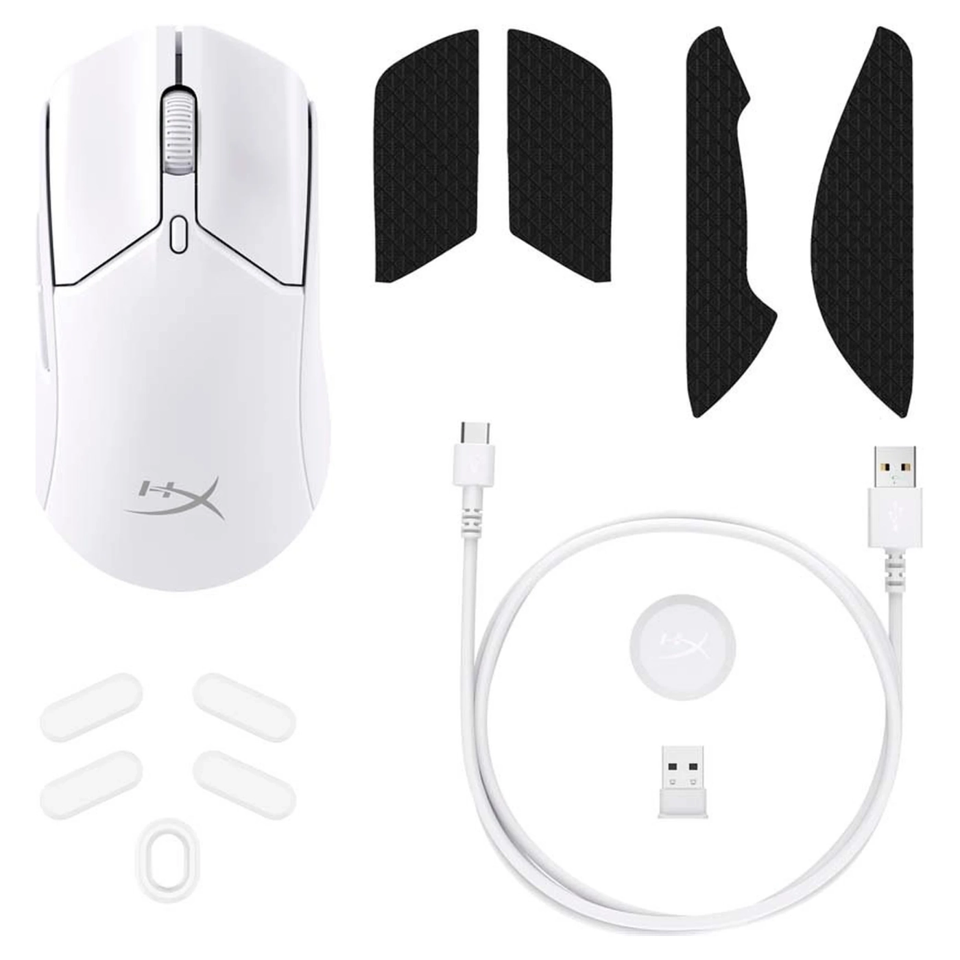 Купить Мышь HyperX Pulsefire Haste 2 Wireless White (6N0A9AA) - фото 9