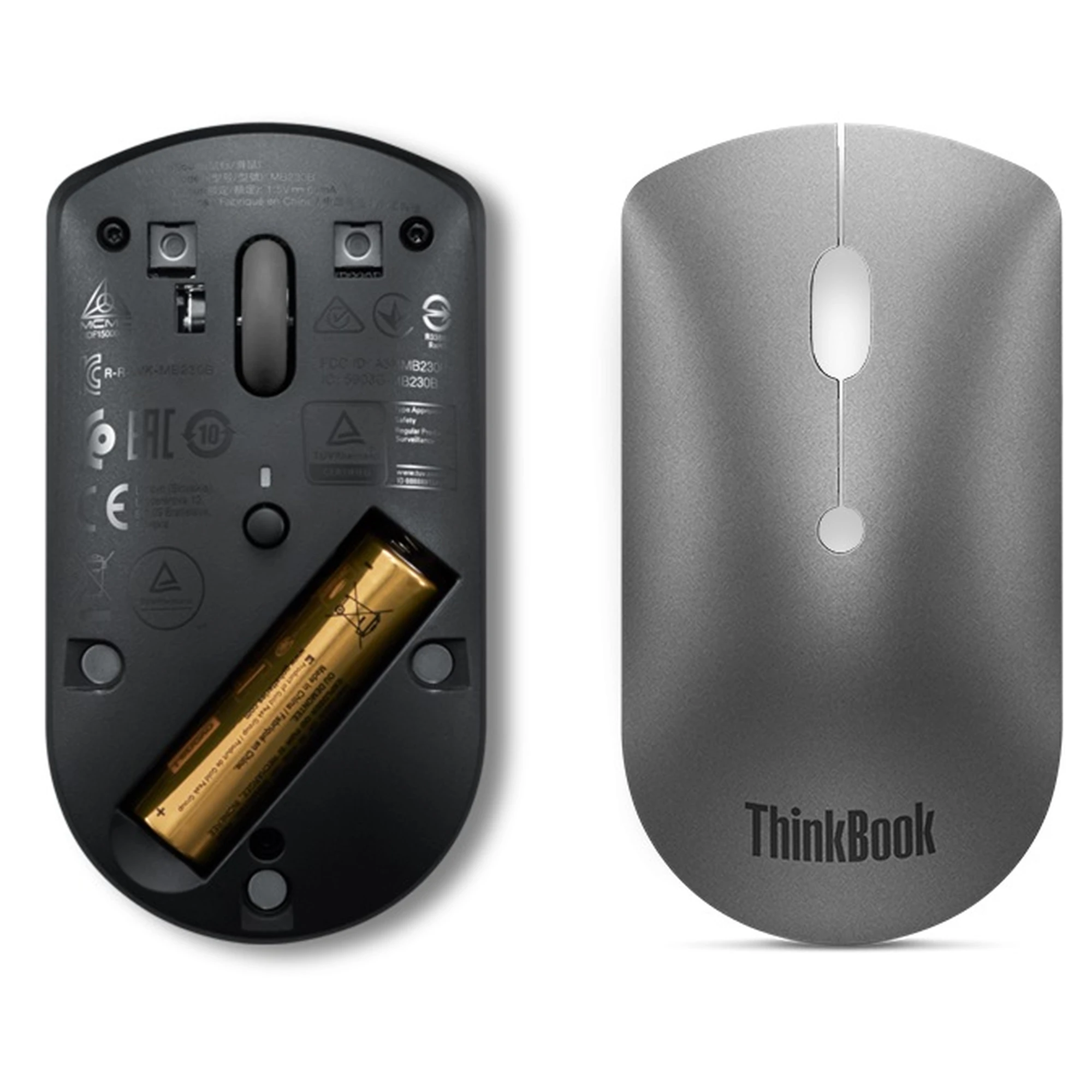 Купити Миша Lenovo ThinkBook Silent BT Grey (4Y50X88824) - фото 4