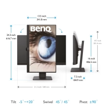 Купити Монітор 23.8" BenQ GW2485TC (9H.LKLLB.QBE) - фото 10